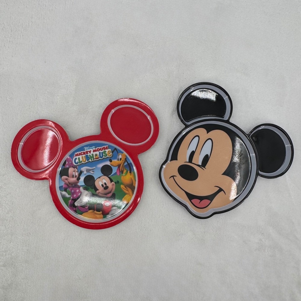Set of 2 Disney Store exclusive Mickey Mouse Clubhouse Melamine Divided Plates